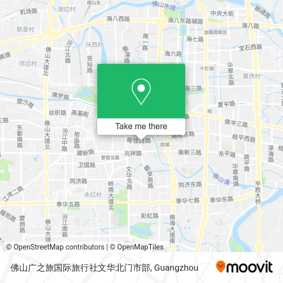 佛山广之旅国际旅行社文华北门市部 map