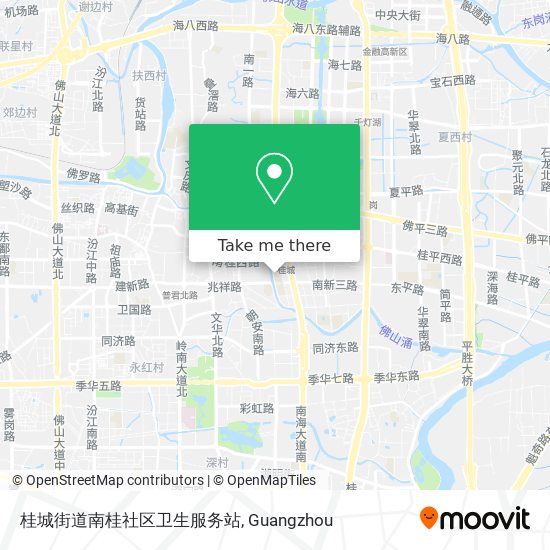 桂城街道南桂社区卫生服务站 map