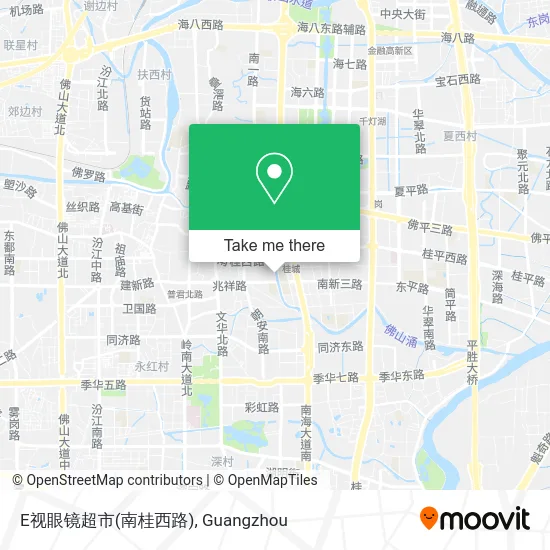 E视眼镜超市(南桂西路) map