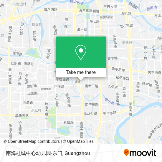 南海桂城中心幼儿园-东门 map