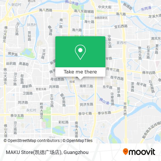 MAKU Store(凯德广场店) map