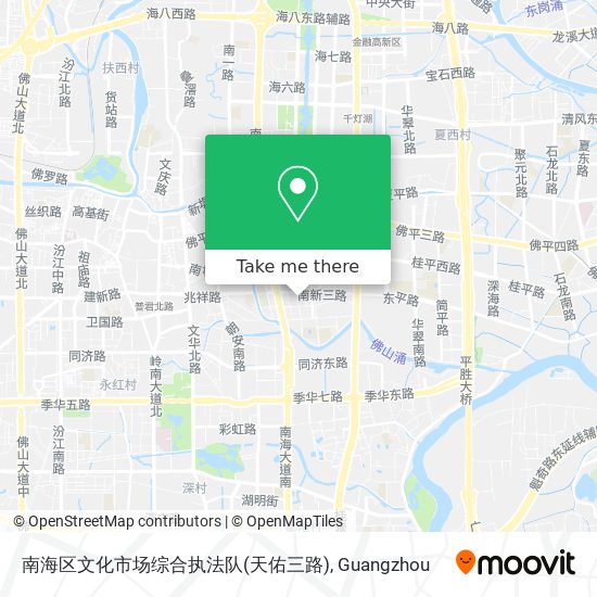 南海区文化市场综合执法队(天佑三路) map