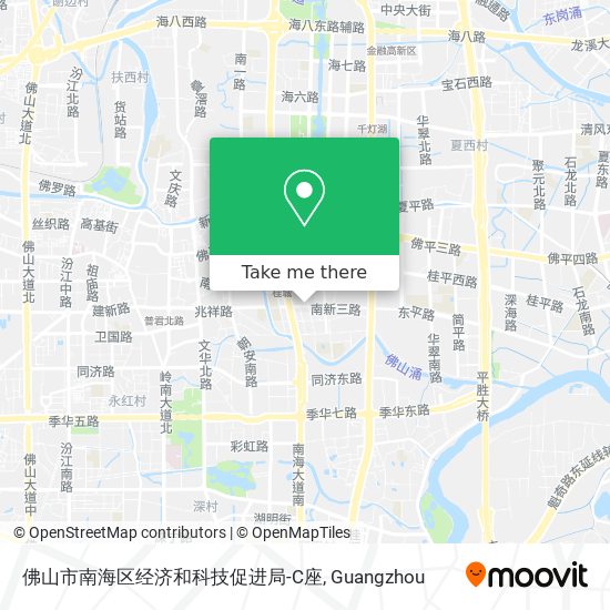 佛山市南海区经济和科技促进局-C座 map