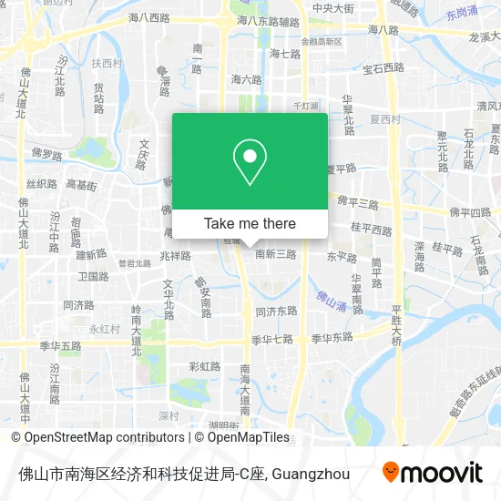 佛山市南海区经济和科技促进局-C座 map