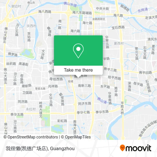 我很懒(凯德广场店) map
