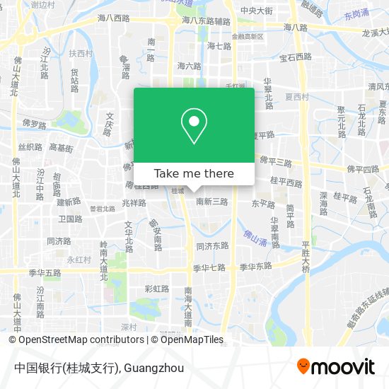 中国银行(桂城支行) map