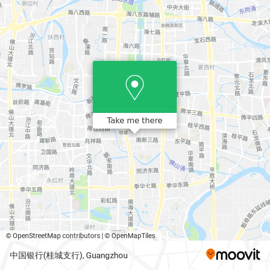 中国银行(桂城支行) map