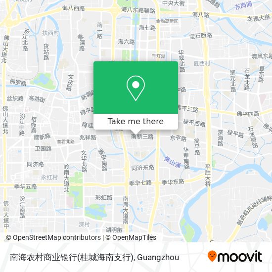 南海农村商业银行(桂城海南支行) map