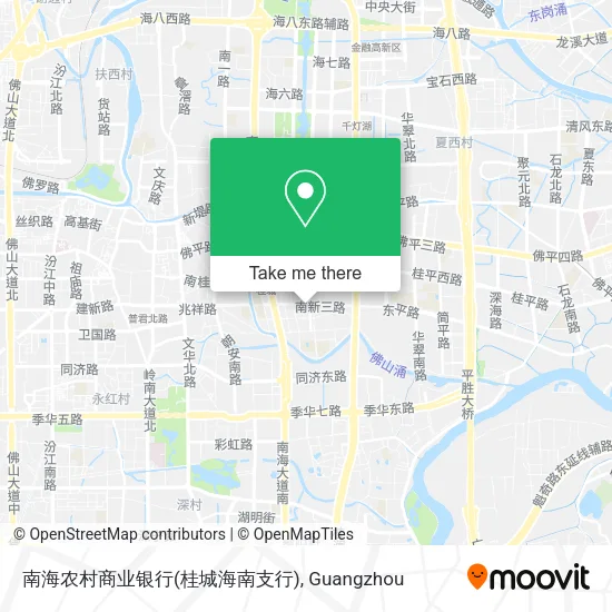 南海农村商业银行(桂城海南支行) map
