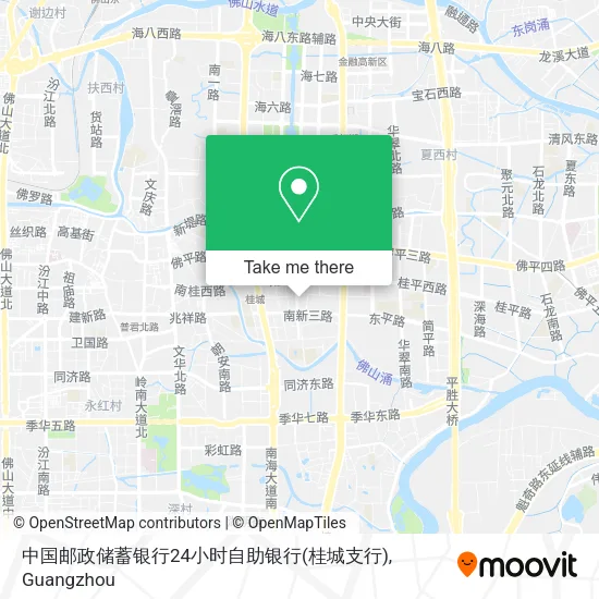 中国邮政储蓄银行24小时自助银行(桂城支行) map