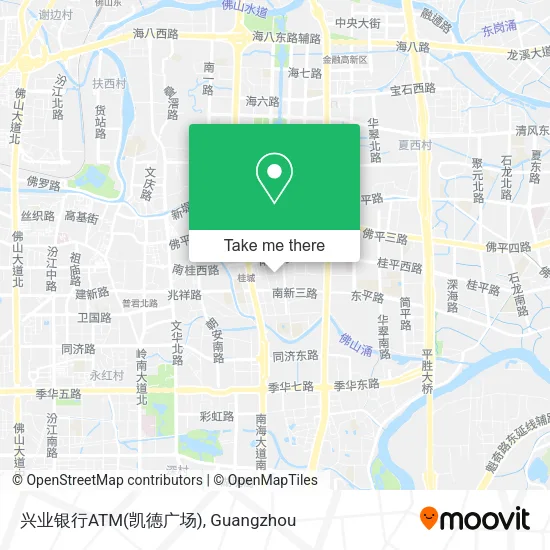 兴业银行ATM(凯德广场) map