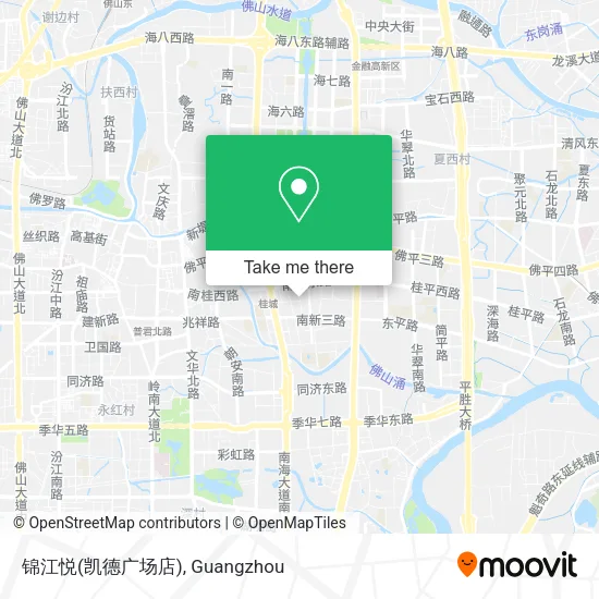 锦江悦(凯德广场店) map
