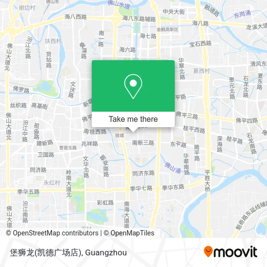 堡狮龙(凯德广场店) map