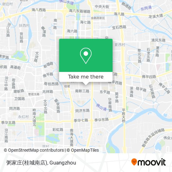 粥家庄(桂城南店) map