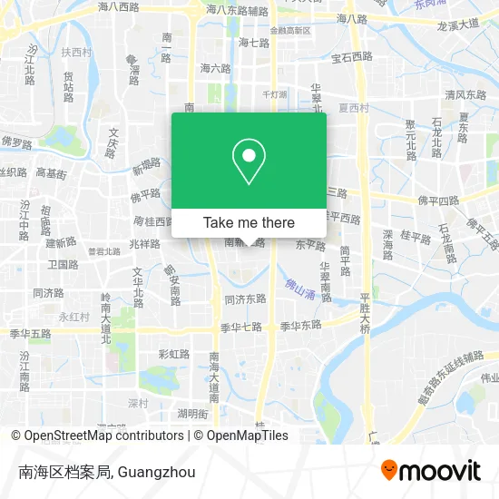 南海区档案局 map