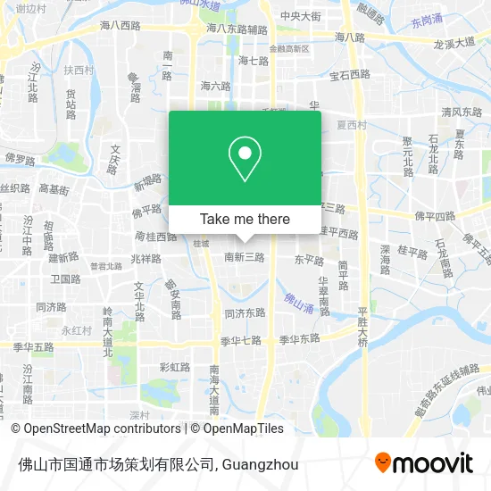 佛山市国通市场策划有限公司 map
