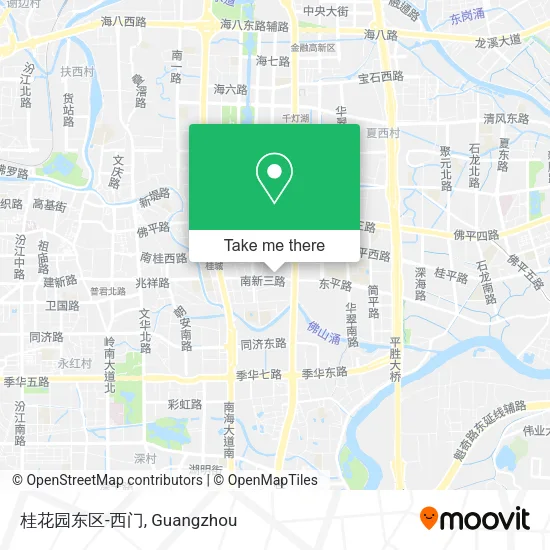 桂花园东区-西门 map