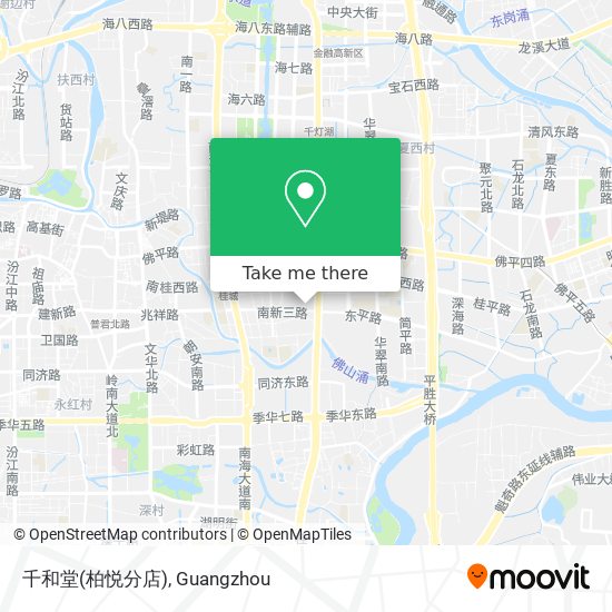 千和堂(柏悦分店) map