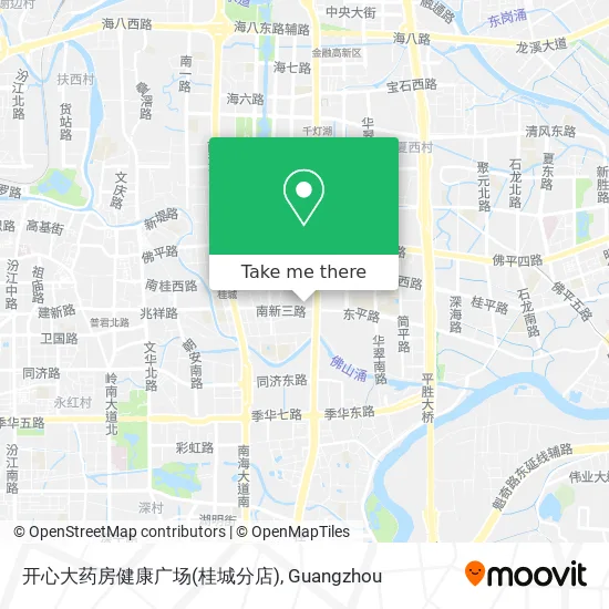 开心大药房健康广场(桂城分店) map