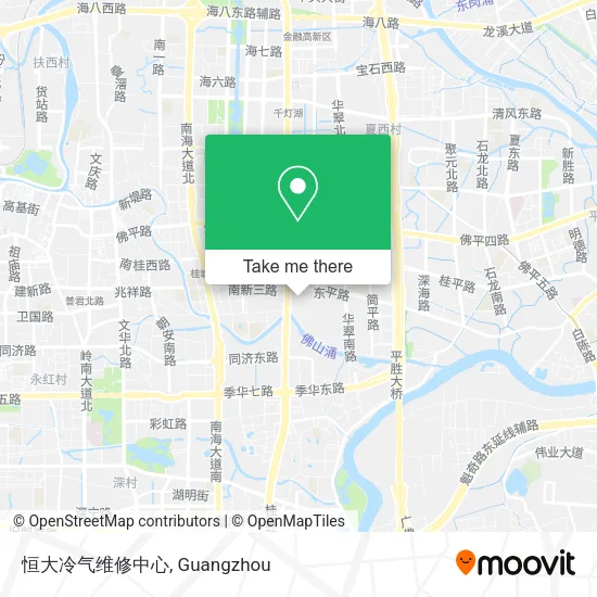 恒大冷气维修中心 map