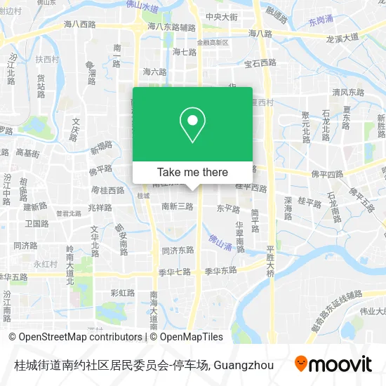 桂城街道南约社区居民委员会-停车场 map