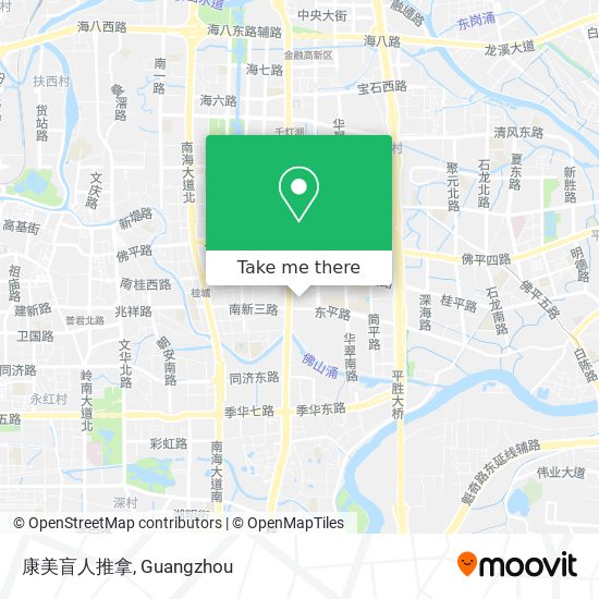 康美盲人推拿 map