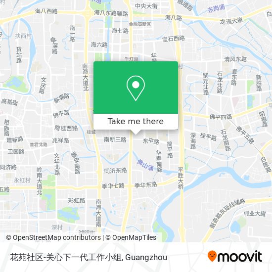 花苑社区-关心下一代工作小组 map