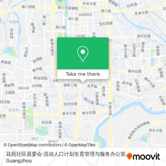 花苑社区居委会-流动人口计划生育管理与服务办公室 map