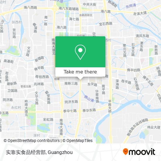 实靠实食品经营部 map
