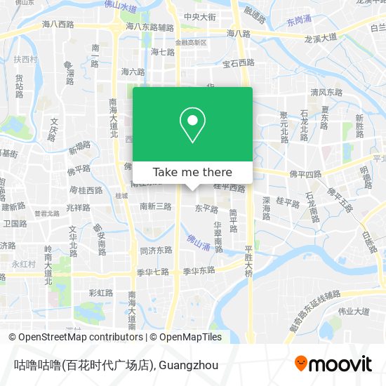 咕噜咕噜(百花时代广场店) map