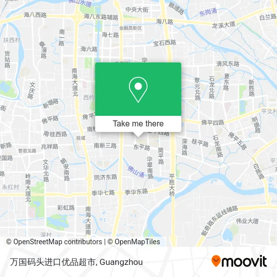 万国码头进口优品超市 map