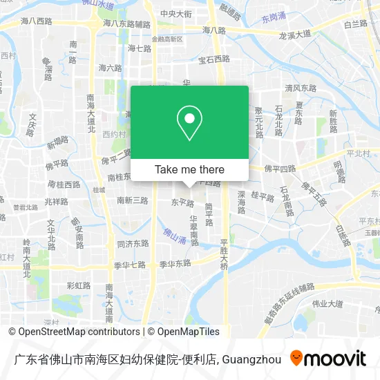 广东省佛山市南海区妇幼保健院-便利店 map