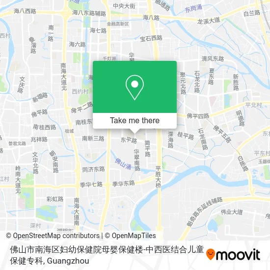 佛山市南海区妇幼保健院母婴保健楼-中西医结合儿童保健专科 map