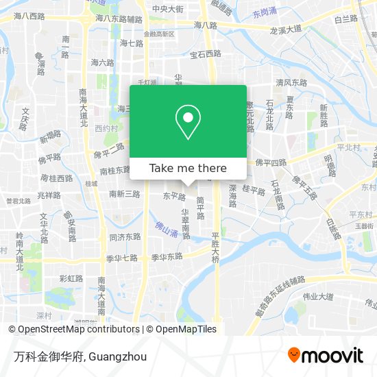 万科金御华府 map