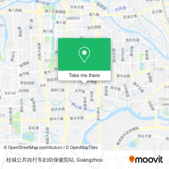 桂城公共自行车妇幼保健院站 map