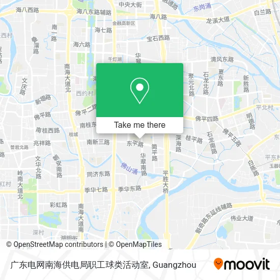 广东电网南海供电局职工球类活动室 map