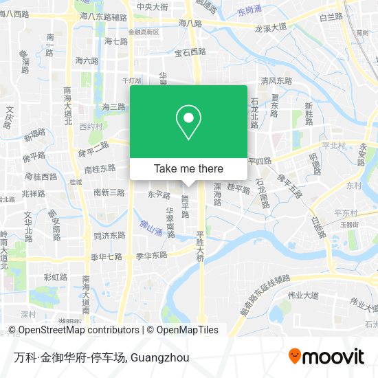 万科·金御华府-停车场 map