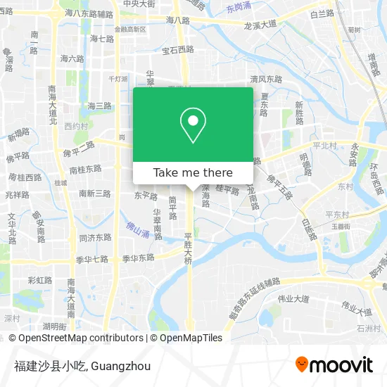 福建沙县小吃 map