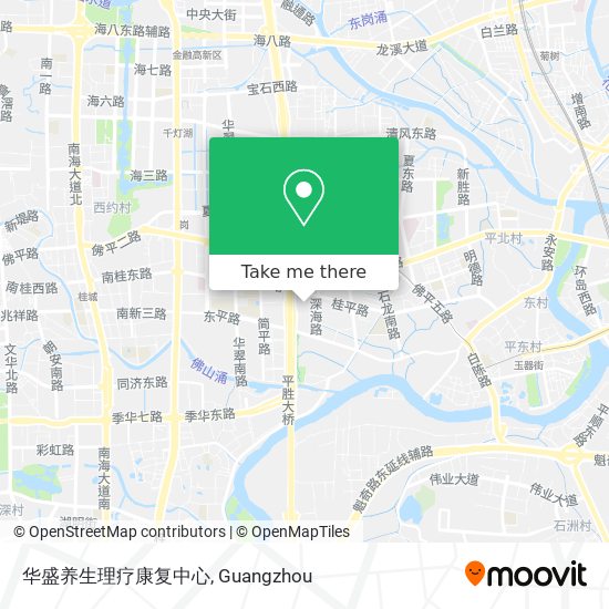 华盛养生理疗康复中心 map