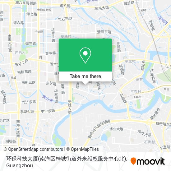 环保科技大厦(南海区桂城街道外来维权服务中心北) map