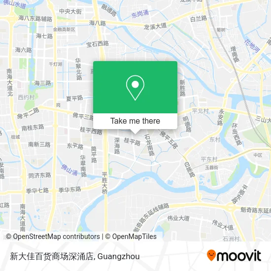 新大佳百货商场深涌店 map