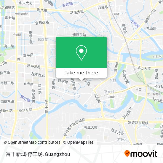 富丰新城-停车场 map