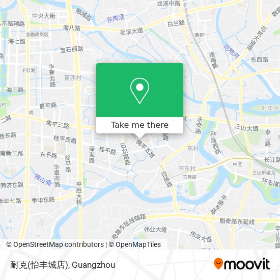 耐克(怡丰城店) map