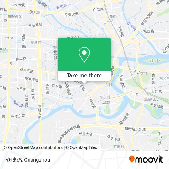 众味鸡 map