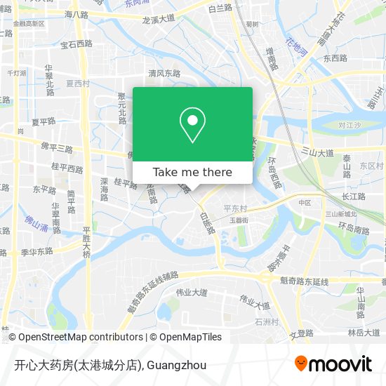 开心大药房(太港城分店) map