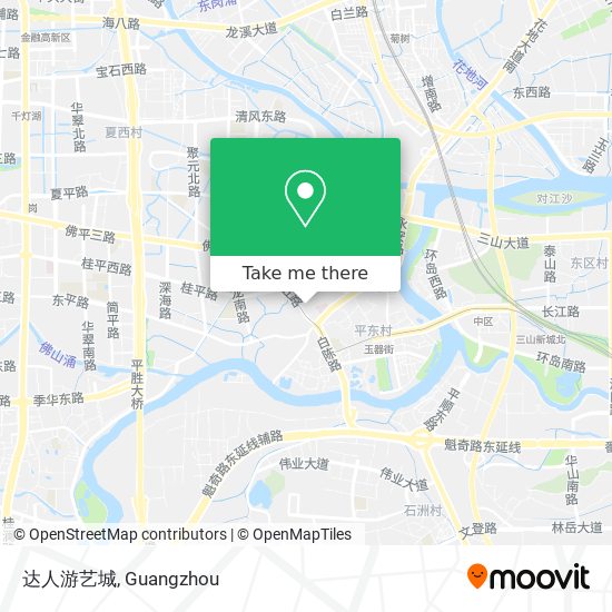 达人游艺城 map