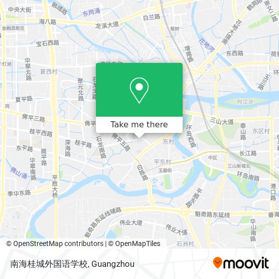 南海桂城外国语学校 map