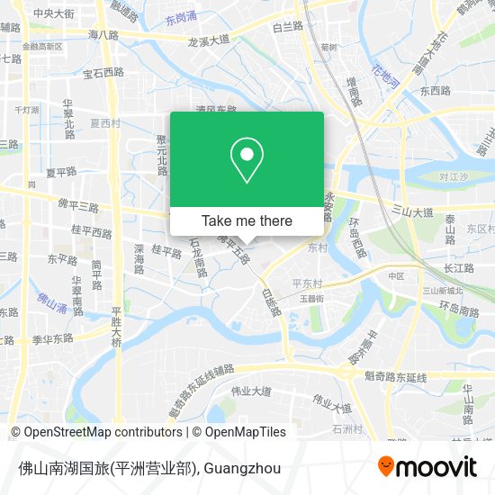 佛山南湖国旅(平洲营业部) map