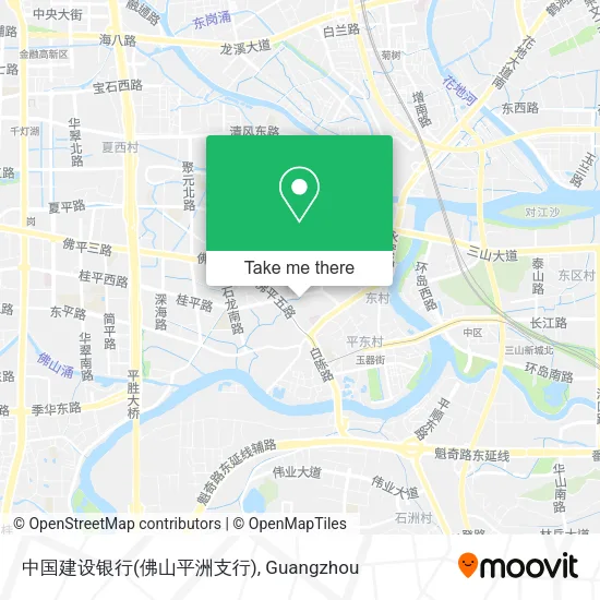中国建设银行(佛山平洲支行) map