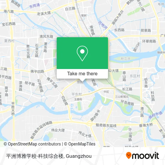 平洲博雅学校-科技综合楼 map